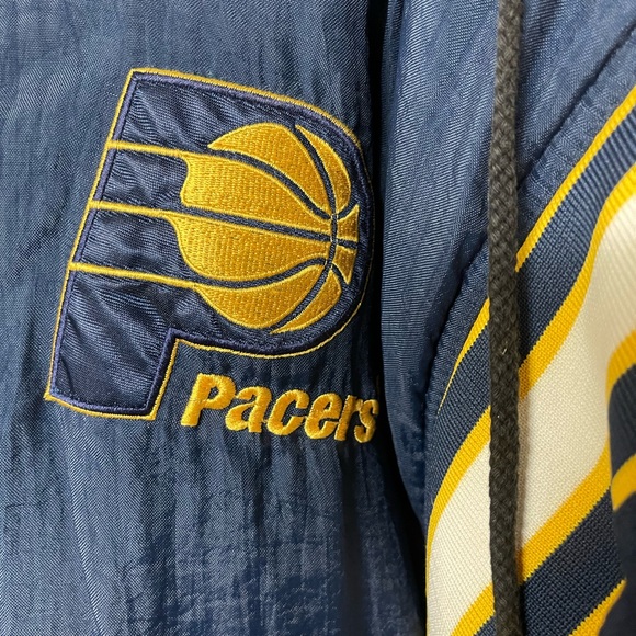 Vintage Collectors Pacers Reversible Pro Player Puffer Jacket Large NWOT - Picture 8 of 12